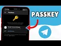 Telegram How to Enable Passkey Step by Step