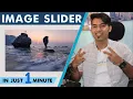 Responsive Image Slider with CSS Animation in 1minute