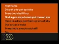 Teejay x Tommy Lee Sparta - Dip (Lyrics Video) | #LyricalVybes #LakersAndZie