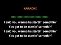 Michael Jackson - Wanna Be Startin' Somethin' KARAOKE