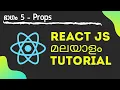 react js malayalam tutorial props