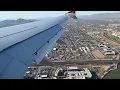 Southwest Airlines Flight Landing Into Phoenix AZ Coming From Dallas TX RWY 25L