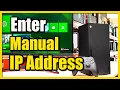 How to Enter a Manual IP Address on Xbox Series X Static IP Tutorial