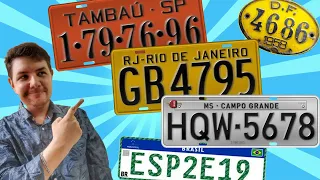 CURIOSIDADES INCRÍVEIS SOBRE AS PLACAS BRASILEIRAS!