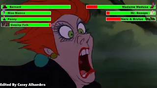 The Rescuers 1977 Final Battle With Healthbars 