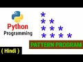 Python Pattern Programs - Printing Stars in Right Angle Triangle Shape Star Pattern