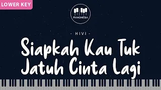 Download HiVi   SIAPKAH KAU TUK JATUH CINTA LAGI (Lower Key) Karaoke Piano MP3