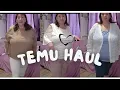 Temu Plus Size Fashion Haul What I Ordered vs What I Got Honest Try On Review