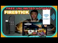 How to Amazon Fire Stick use FREE unlimited Wifi Hotspot to watch movie with Netshare app Android 4k