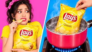 पकाने के लिए बहुत आलसी? इन फूड हैक्स को आजमाएं 😱🍝 by 123 GO!