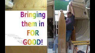 Building my steel sailing yacht Ep.42 Bringing them in FOR GOOD!