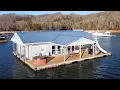 30 x 48 Floating Cabin 4 Bath - Approx 1348sqft For Sale on Norris Lake TN