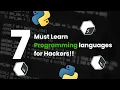 7 must LEARN programming languages for HACKERS