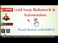 11 Touch Capacitive sensor controlled Led with ESP32 and microPython