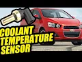 COOLANT TEMPERATURE SENSOR Replacement Location Chevy Sonic Cruze - fan issues hot at idle