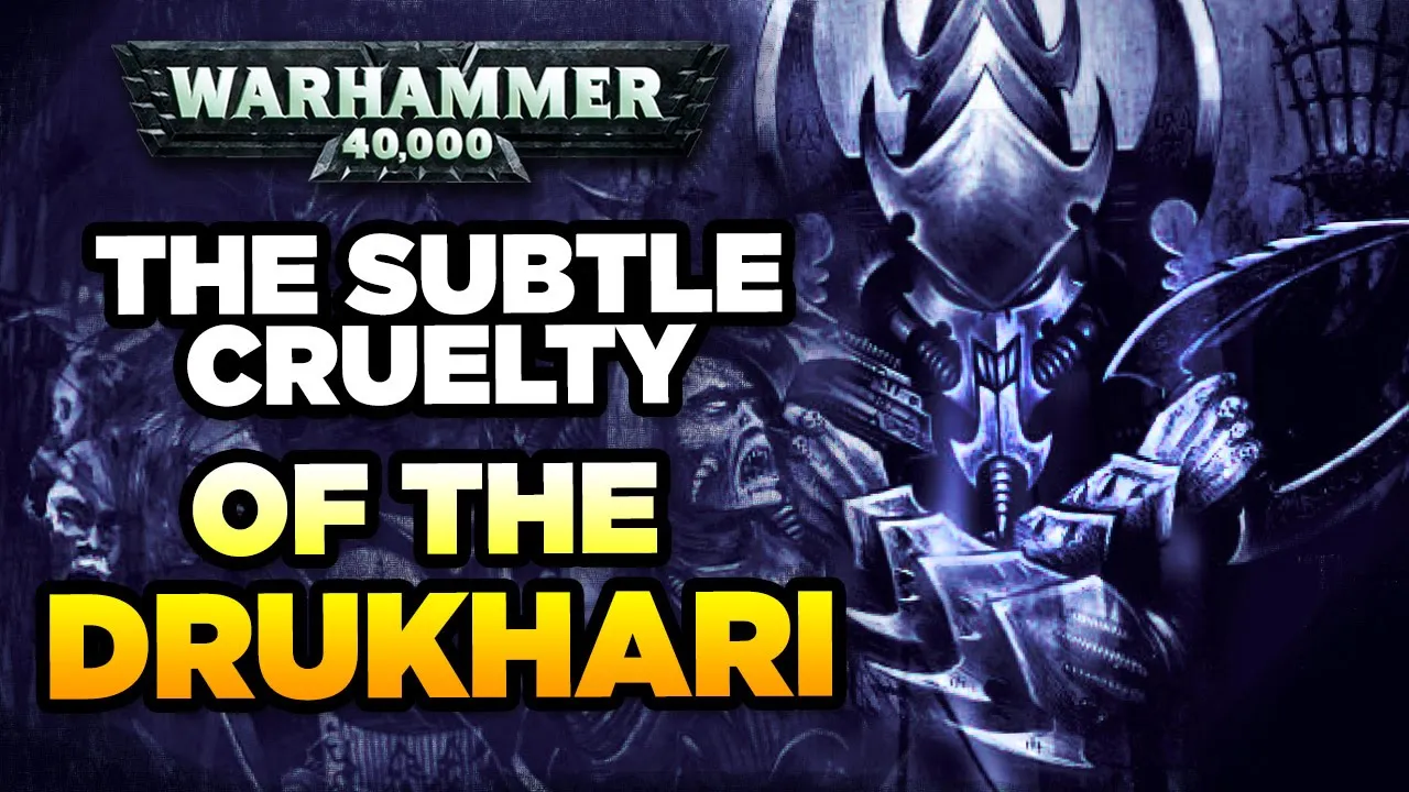 40K - THE DRUKHARI TORTURERS TALE - Cruelty of the Dark Eldar | Warhammer 40,000 Lore/History