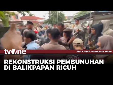Rekonstruksi Pembunuhan Karyawati di Balikpapan Berlangsung Ricuh