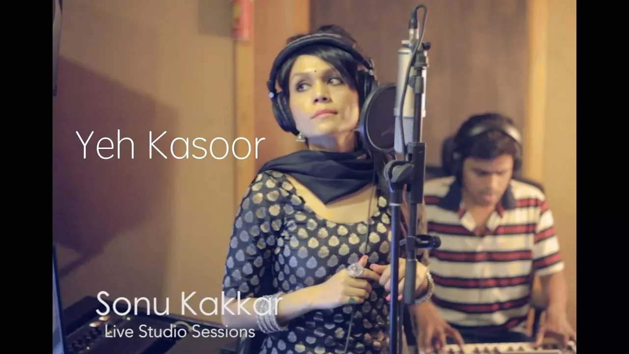 Yeh Kasoor Mera Hai | Sonu Kakkar - Jism 2 ( Live studio Session)