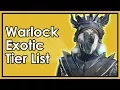 Destiny 2 The Best Warlock Exotic Armor - Datto s Tier List