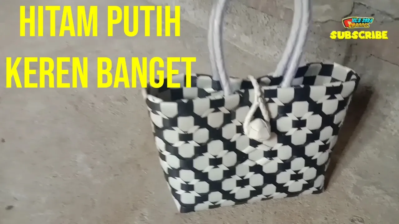 Cara Membuat Tas Anyaman Plastik Jali ukuran sedang || Xs || Making Small Woven bags