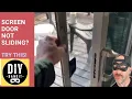 Sliding Screen Door Stuck Won t Slide Here s How to Fix It Quickly - Easy DIY Job