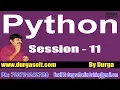Python Programming Online Training by Durga Sir On 20-09-2018 6PM