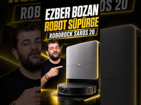 Ezber bozan robot süpürge Roborock Saros 20