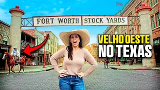 A Cidade Mais COUNTRY DO TEXAS Rodeios e Cowboys Dallas Fort-Worth