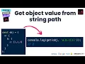 Get Object Value From String Path JavaScript Interview Question - 34 Learnersbucket