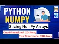 L6 Slicing NumPy Arrays Manipulate 1D 2D Arrays like a Pro Python NumPy Coding Tutorial Hindi