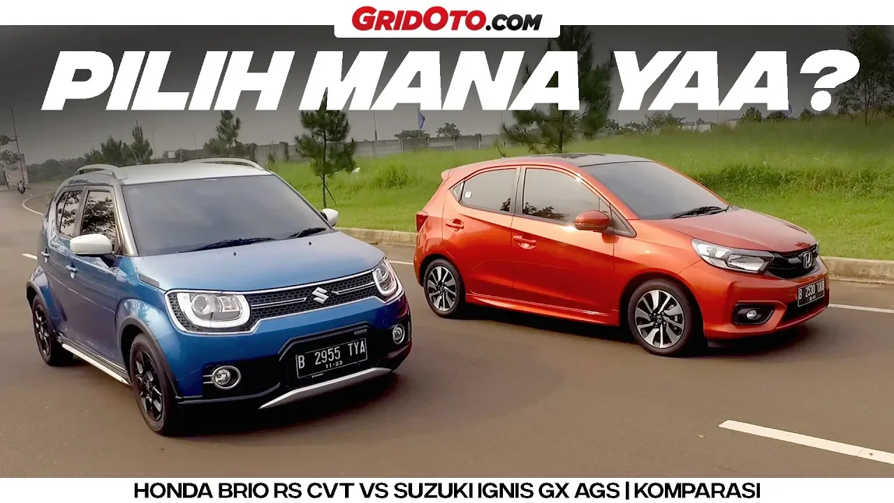 Honda Brio RS CVT VS Suzuki Ignis GX AGS | Komparasi