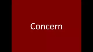 Concern