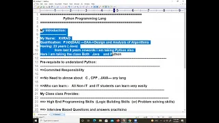 Python session 1 by k v rav