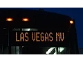 Greyhound Bus down West Coast Desert headlights--Barstow California to Las Vegas NV 2015-04-10