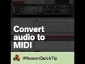 Download Lagu How to make music by humming - Reason QuickTip: Convert Audio to MIDI