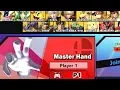 Super Smash Bros Ultimate - Play as Master Hand Boss Character World of Light