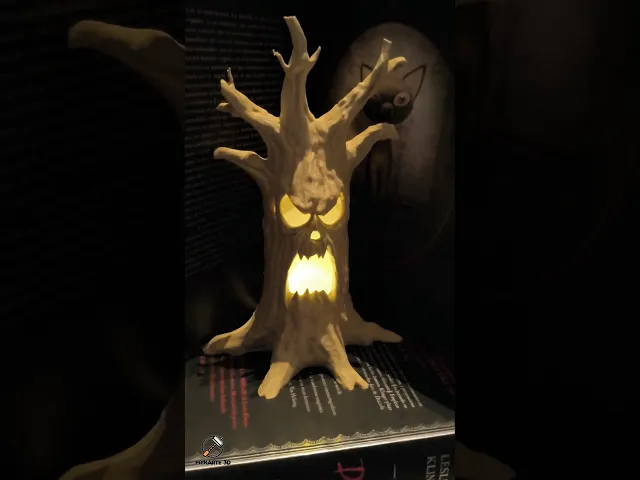 Haunted Tree Trunk – 3D Printable Halloween Decoration video thumbnail