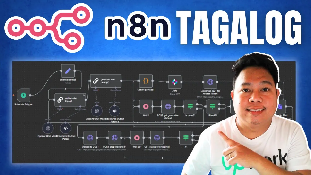 n8n Tutorial Tagalog for Beginners 2026 | Start AI Automation NOW!