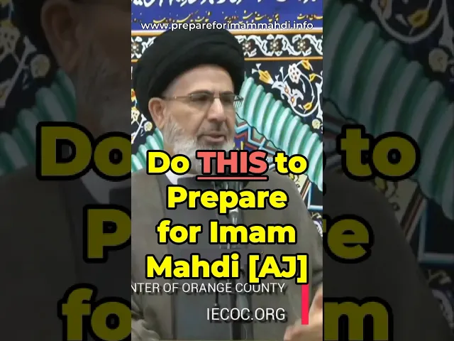 Do THIS to Prepare for Imam Mahdi [AJ] | Dr. Sayed Moustafa al Qazwini #imammahdi #prophetmuhammad