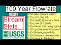 Streamstats - 100 Year Flowrate How To Introduction USGS Peak Flowrate