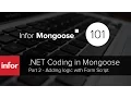Infor Mongoose NET Coding Part 2 - Adding logic with Form Script