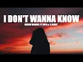 Mario Winans ft Enya P Diddy - I Don t Wanna Know