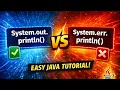System out println vs System err println Which Supports Output Redirection