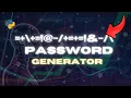 How to create a random password generator using python for beginners