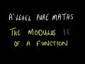 A LEVEL MATHEMATICS THE MODULUS OF A FUNCTION INTRODUCTION ZIMSEC mathszoneafricanmotives