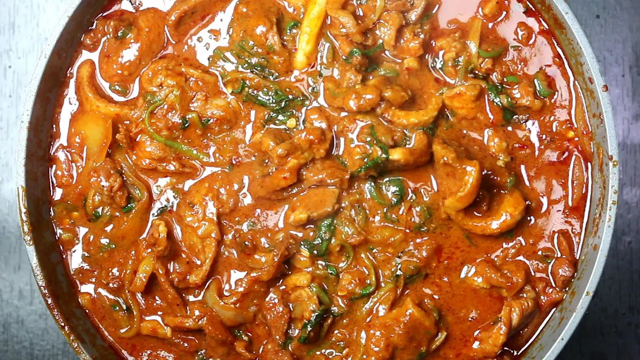 군대식 오리 불고기