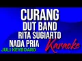 CURANG -Rita sugiarto | karaoke nada pria  | lirik