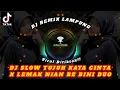 Download Lagu DJ SLOW TUJUH KATA CINTA X LEMAK NIAN BE BINI DUO VERSI REMIX LAMPUNG 2022!!!