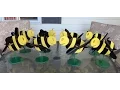 Making Bee Whirligigs For The Garden