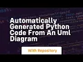Automatically Generated Python Code from an UML diagram
